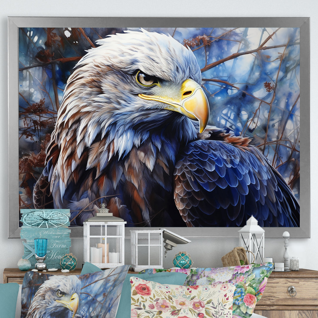 Bold Eagle Strong Gaze - Eagle Wall Art Prints