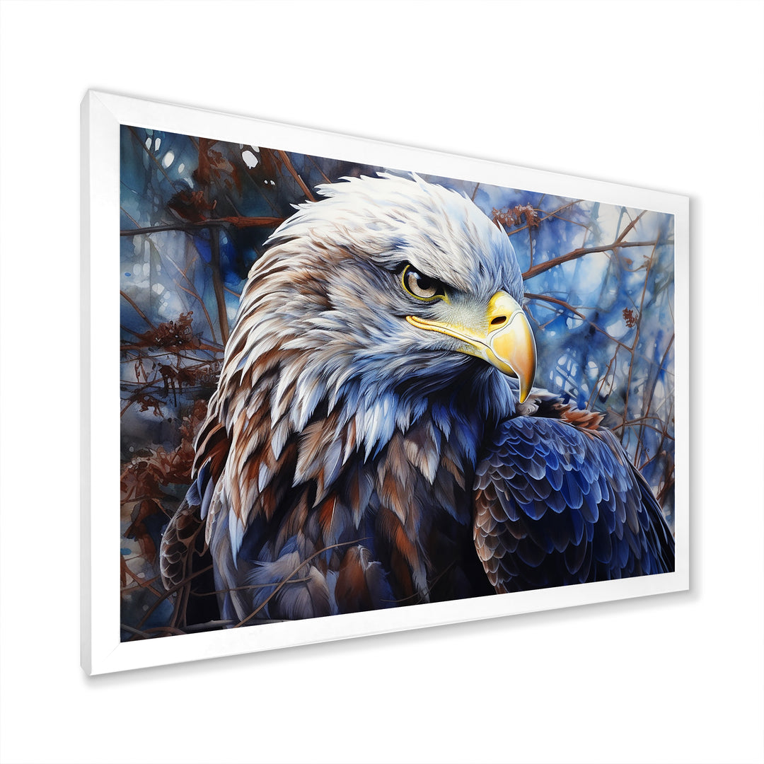 Bold Eagle Strong Gaze - Eagle Wall Art Prints