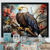 Mosaic Bold Eagle Majesty - Brown Eagle Wall Art