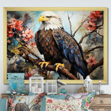 Mosaic Bold Eagle Majesty - Brown Eagle Wall Art