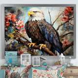 Mosaic Bold Eagle Majesty - Brown Eagle Wall Art