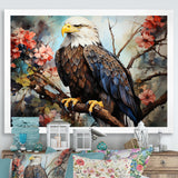 Mosaic Bold Eagle Majesty - Brown Eagle Wall Art