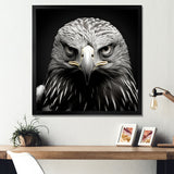 Bold Eagle Power Hunter - Eagle Framed Canvas Art