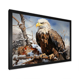 Brown Resilient Bold Eagle - Eagle Bedroom Wall Art