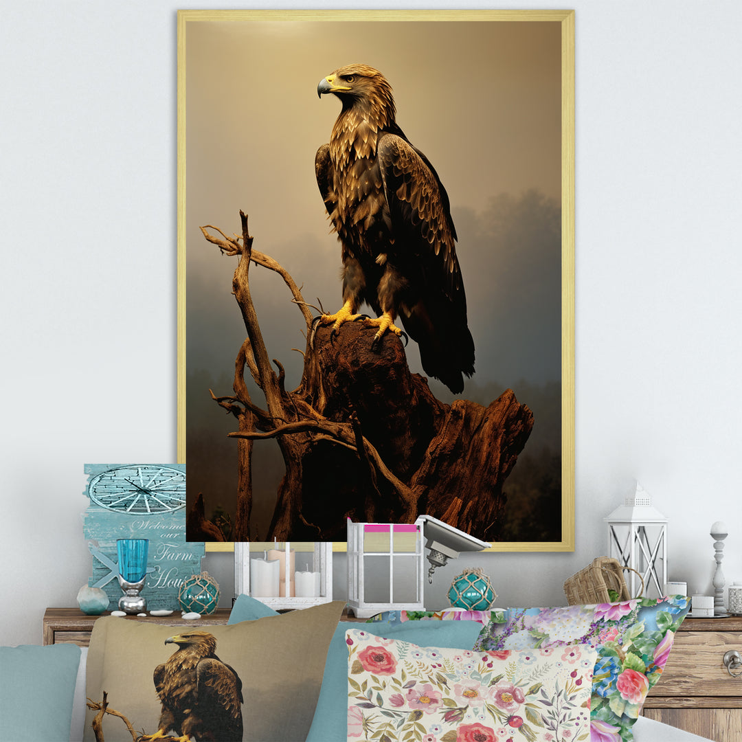 Eagle S Grace At Top - Eagle Canvas Wall Art