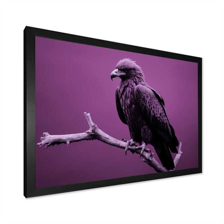 Purple Eagle S Grace At Branch Domain - Eagle Wall Decor