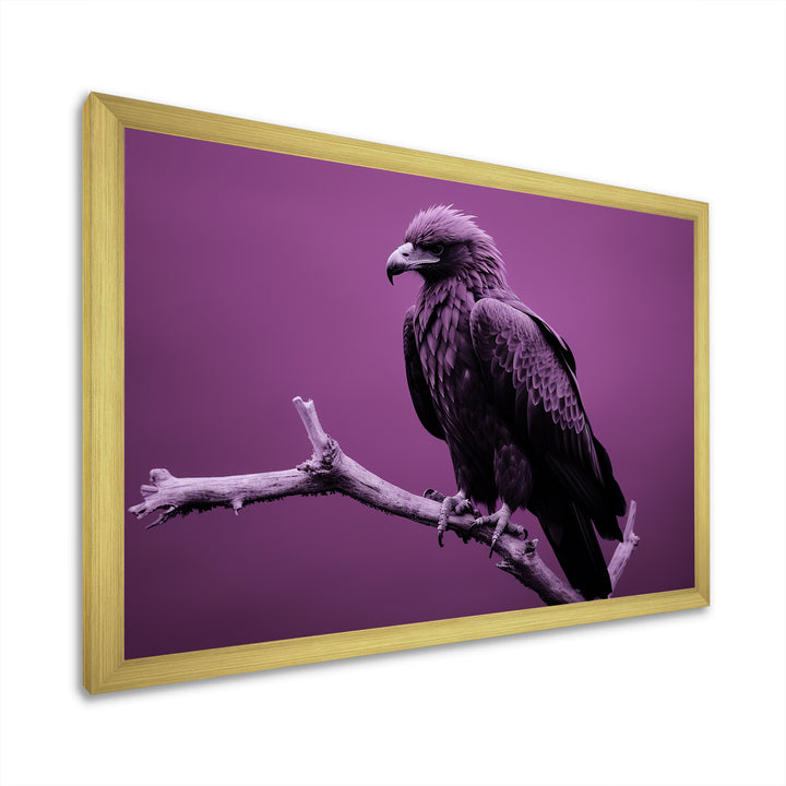 Purple Eagle S Grace At Branch Domain - Eagle Wall Decor