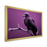 Purple Eagle S Grace At Branch Domain - Eagle Wall Decor