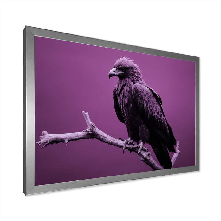 Purple Eagle S Grace At Branch Domain - Eagle Wall Decor
