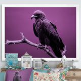 Purple Eagle S Grace At Branch Domain - Eagle Wall Decor