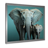 Graceful Elephants In Motion - Elephant Living Room Wall Art