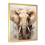 Tusked Elephant Portrait - Elephant Wall Art Prints