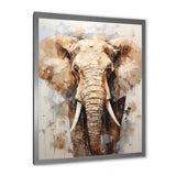 Tusked Elephant Portrait - Elephant Wall Art Prints