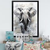Magnific Elephant Portrait - Elephant Canvas Wall Art