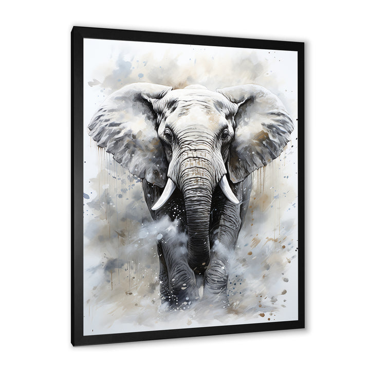Magnific Elephant Portrait - Elephant Canvas Wall Art
