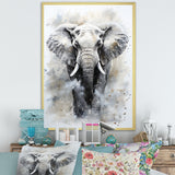 Magnific Elephant Portrait - Elephant Canvas Wall Art