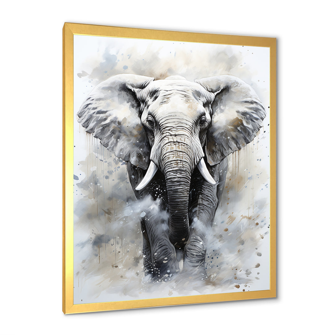 Magnific Elephant Portrait - Elephant Canvas Wall Art