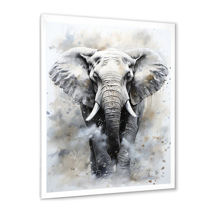 Magnific Elephant Portrait - Elephant Canvas Wall Art