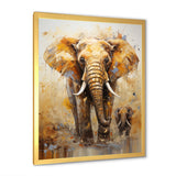 Elephant Symbolic Strength Dreams - Brown Elephant Wall Art