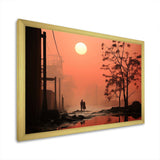 Polutation Industrial Landscape - Architecture Canvas Wall Art