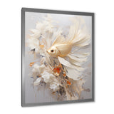 Golden Fish And Long Tails - Fish Wall Decor