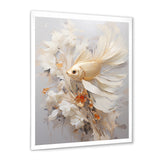 Golden Fish And Long Tails - Fish Wall Decor