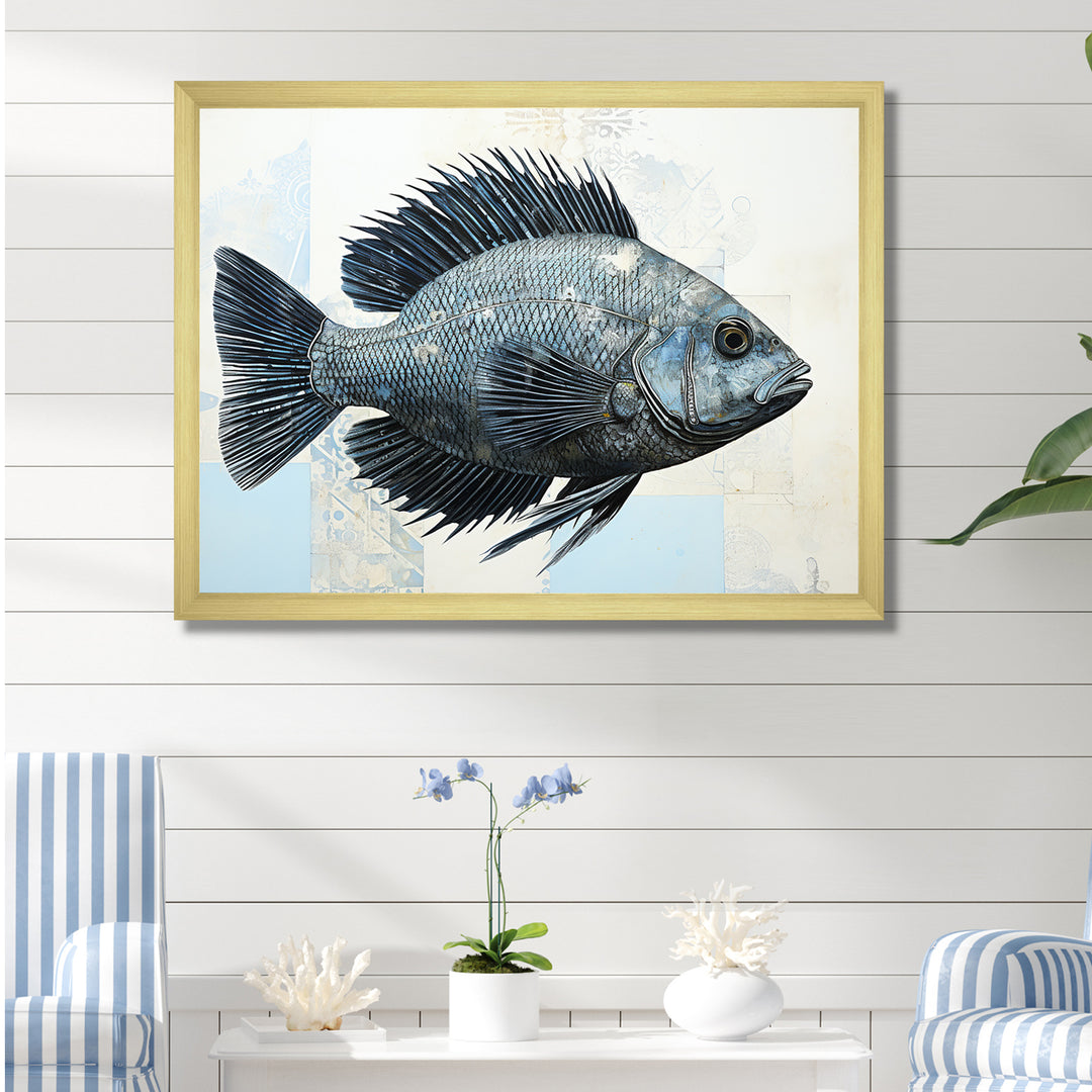 Fish In The Deep Blue - Fish Wall Art Prints