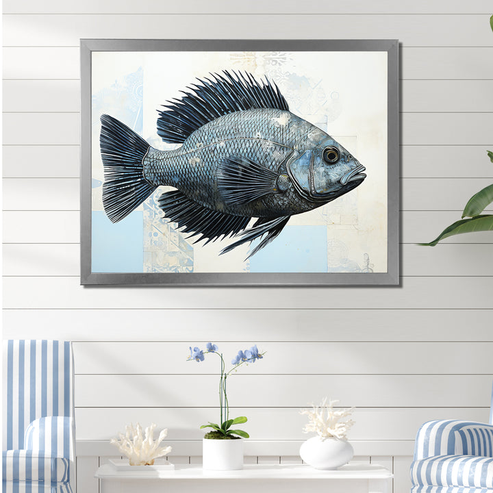 Fish In The Deep Blue - Fish Wall Art Prints