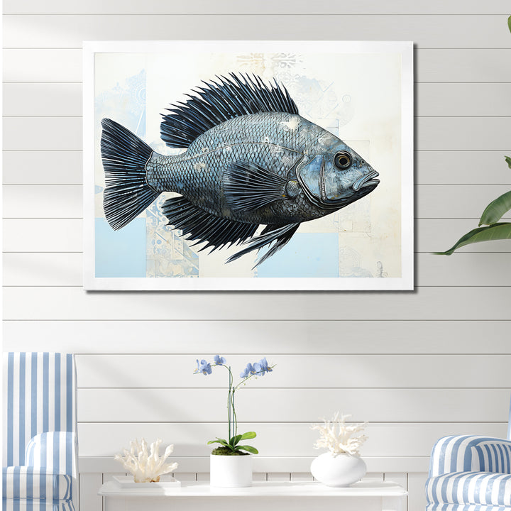 Fish In The Deep Blue - Fish Wall Art Prints