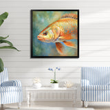 Underwater Fish Fantasy - Orange Fish Wall Art