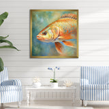 Underwater Fish Fantasy - Orange Fish Wall Art