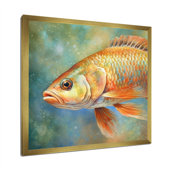 Underwater Fish Fantasy - Orange Fish Wall Art