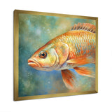 Underwater Fish Fantasy - Orange Fish Wall Art