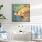 Underwater Fish Fantasy - Orange Fish Wall Art