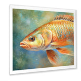 Underwater Fish Fantasy - Orange Fish Wall Art