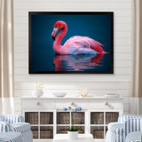 Pink Flamingo Lake Serenity - Flamingo Home Decor Art
