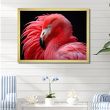 Blushing Red Flamingos - Flamingo Bedroom Wall Art
