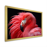 Blushing Red Flamingos - Flamingo Bedroom Wall Art