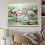 Elegant Pink Flamingo Paradise - Flamingo Wall Art Prints
