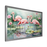 Elegant Pink Flamingo Paradise - Flamingo Wall Art Prints