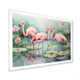 Elegant Pink Flamingo Paradise - Flamingo Wall Art Prints