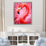 Pink Flamingo Haven - Flamingo Home Decor Art