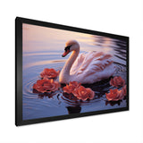 Majestic Pink Flamingo Waters - Flamingo Living Room Wall Art