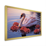Majestic Pink Flamingo Waters - Flamingo Living Room Wall Art