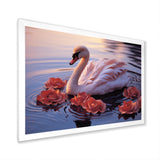 Majestic Pink Flamingo Waters - Flamingo Living Room Wall Art