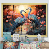 Flamingo Twilight - Flamingo Wall Decor