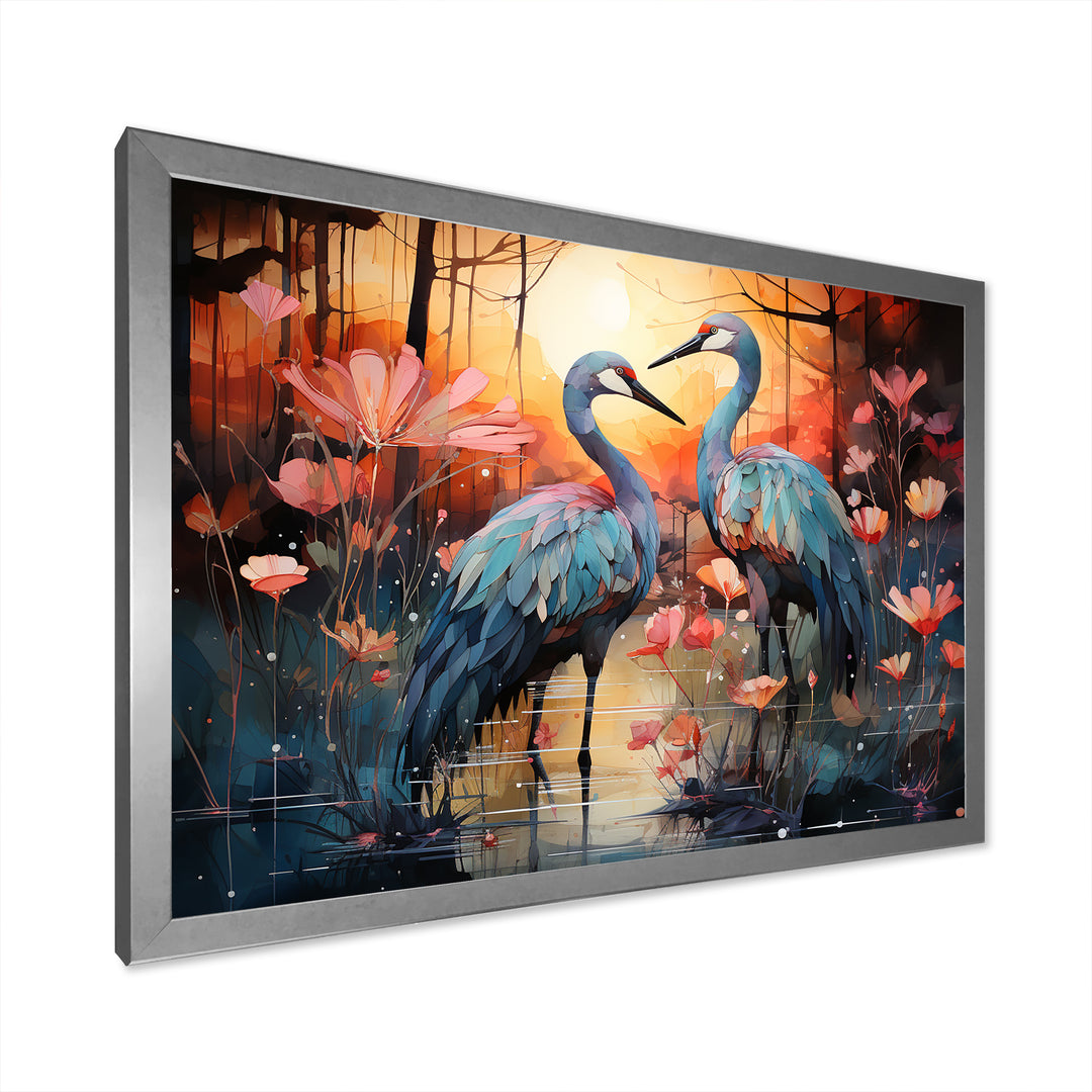 Flamingo Twilight - Flamingo Wall Decor