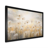 Dandelion Field Breeze - Floral Canvas Wall Art