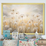 Dandelion Field Breeze - Floral Canvas Wall Art