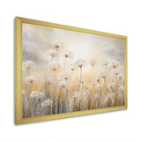 Dandelion Field Breeze - Floral Canvas Wall Art